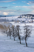 Milborne Port In The Snow And The Mist, Somerset, England Photograph by David Noton / Naturepl.com Milborne Port In The Snow And The Mist, Somerset, England Photograph by David Noton / Naturepl.com