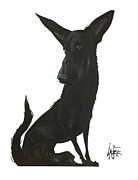 Mireles RUBY Drawing by John LaFree