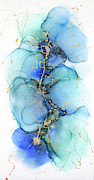 Mixed Media Abstract Petals Painting Painting by Alissa Beth Photography
