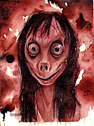 MOMO dry blood Painting by Ryan Almighty