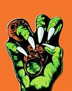 Monster hand Drawing by CSA Images Monster hand Drawing by CSA Images