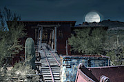Moon mining Photograph by Darrell Foster Moon mining Photograph by Darrell Foster