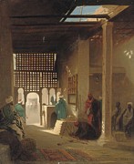 Moorish Cafe Painting by Charles Theodore Frere