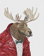Moose Painting by Animal Crew