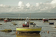 MORECAMBE. Boats On The Shore. Photograph by Lachlan Main
