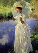 Morning Walk, 1888 Painting by John Singer Sargent