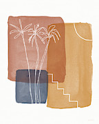 Moroccan Sunset 1- Art by Linda Woods Painting by Linda Woods