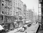 Mott Street, Chinatown, New York, Circa 1905 Photograph by American School