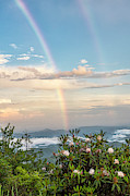 Mountain Rainbow Vertical Photograph by Ken Barrett