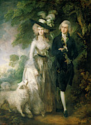 Mr And Mrs William Painting by Thomas Gainsborough