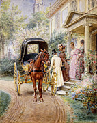 Mrs, 1891 And 1887 Painting by Edward Lamson Henry