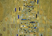 Mrs. Adele Bloch-Bauer. Deatil of dress -40-16-01 / 29- Oil on canvas -1907-. Painting by Gustav Klimt -1862-1918-