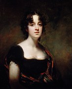 Mrs Farquarson Of Finzean Painting by Sir Henry Raeburn