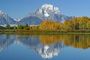 Mt. Moran Reflection Photograph by Ronnie And Frances Howard