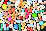 Multicolored Pills And Capsules Photograph by Science Photo Library