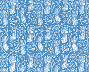 Musical Angel Pattern Drawing by CSA Images Musical Angel Pattern Drawing by CSA Images