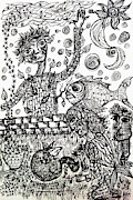 Mute Conversation Drawing by Mimulux Patricia No