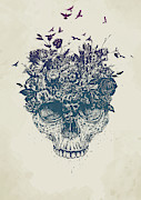 My head is jungle Drawing by Balazs Solti My head is jungle Drawing by Balazs Solti