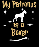 My Patronus Is A Boxer Cute Gift  Digital Art by Dusan Vrdelja