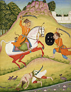 Nata Ragina Folio from a ragamala series -Garland of Musical Modes-. Painting by Mohamed