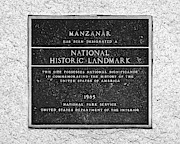 National Disgrace -- Plaque at Manzanar National Historic Landmark, California Photograph by Darin Volpe National Disgrace -- Plaque at Manzanar National Historic Landmark, California Photograph by Darin Volpe