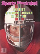 New England Patriots John Hannah Sports Illustrated Cover Photograph by Sports Illustrated