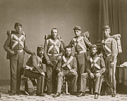 New York 8th Militia Painting by Unknown