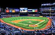 New York Yankees Baseball Ballpark Stadium Painting by Christopher Arndt