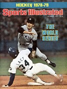 New York Yankees Fred Stanley, 1978 World Series Sports Illustrated Cover Photograph by Sports Illustrated