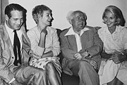 Newman, Woodward, Ben-gurion And Saint Photograph by A. Louis Goldman