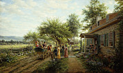 News Of The War Of 1812, 1913 Painting by Edward Lamson Henry