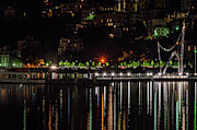 Nightlights of Lake Como Photograph by Douglas Wielfaert Nightlights of Lake Como Photograph by Douglas Wielfaert