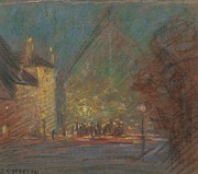 Nocturne Painting by Charles Salis Kaelin Nocturne Painting by Charles Salis Kaelin