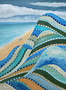 Nonforlorn Blue Painting by Angeles M Pomata Nonforlorn Blue Painting by Angeles M Pomata