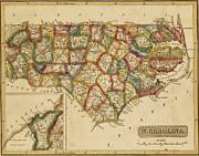 North Carolina - 1817 Painting by Unknown