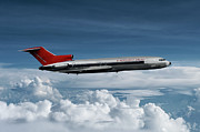 Northwest Orient Airlines Boeing 727 Mixed Media by Erik Simonsen