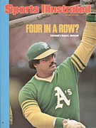 Oakland Athetics Reggie Jackson Sports Illustrated Cover Photograph by Sports Illustrated