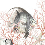 Ocean Fish On Coral Painting by Patricia Pinto Ocean Fish On Coral Painting by Patricia Pinto