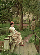 Off, 1899 Photograph by Edmund Blair Leighton