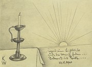 Ohne Titel; Aus; die 150 Bltter Xxi Drawing by Karl Wiener