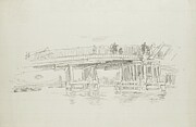 Old Battersea Bridge, 1879, Published 1887 Lithograph, In Black Ink, With Scraping, On White Plate Paper Painting by James Abbott Mcneill Whistler