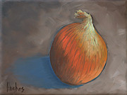 Onion Painting by Kevin Hughes