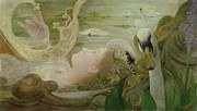 Ophelia, 1893 Painting by Constant Montald
