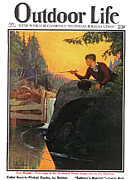 Outdoor Life Magazine Cover April 1929 Drawing by Outdoor Life