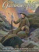 Outdoor Life Magazine Cover June 1919 Painting by Outdoor Life