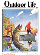 Outdoor Life Magazine Cover June 1929 Painting by Outdoor Life