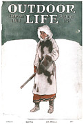 Outdoor Life Magazine Cover March 1911 Painting by Outdoor Life