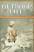 Outdoor Life Magazine Cover March 1914 Painting by Outdoor Life