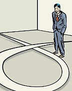 Outside the Loop Drawing by CSA Images Outside the Loop Drawing by CSA Images