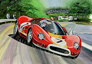 P68 Through Karousel Painting by Simon Read P68 Through Karousel Painting by Simon Read
